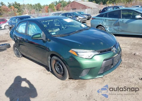2015 Toyota Corolla Le из США, поврежденный, VIN 2T1BURHE7FC259259